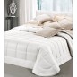 Beadspread bed-cover in White jacquard Dalila