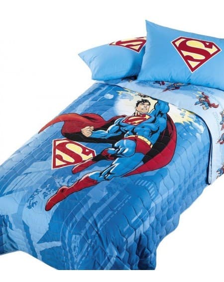 QUILTED BEDCOVER Superman Energy