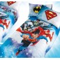 Bettüberwürfe gesteppte Superman Batman Digital Caleffi