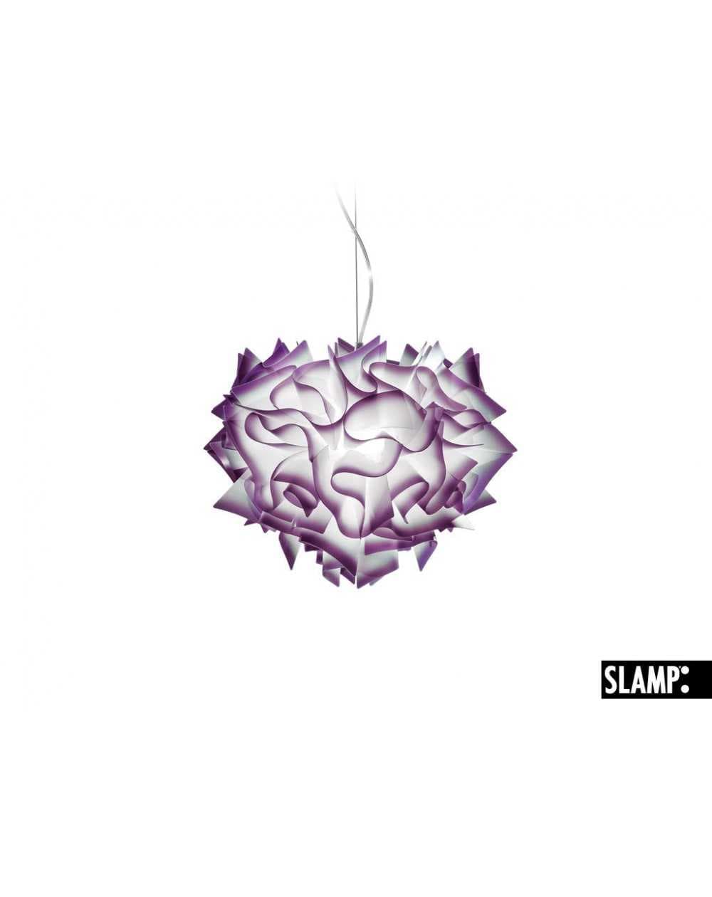 Lampadario a sospensione Veli by Slamp diametro 42 cm colore Viola