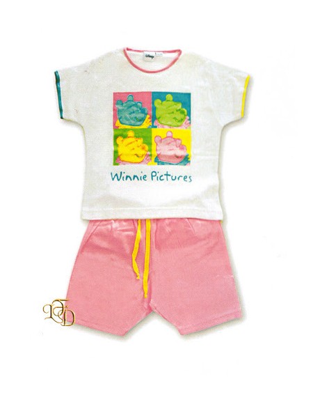 Traje de pijama corto rosa Winnie The Pooh 5/6 años Disney