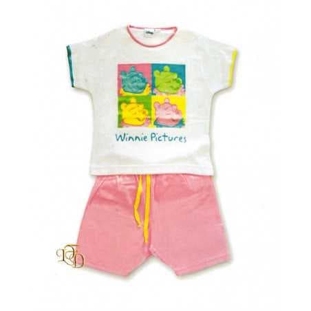 Traje de pijama corto rosa Winnie The Pooh 5/6 años Disney