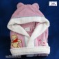 Accappatoio BUONANOTTE Ricamato Winnie ROSA Cappuccio Baby Disney Caleffi