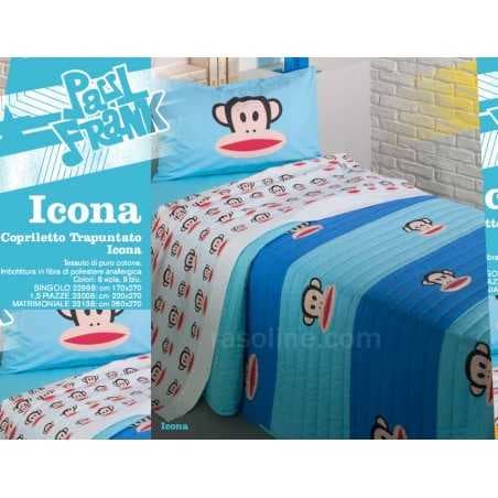 LFD Home Copriletto Trapuntato Paul Frank  Icona  By Caleffi Colore Blu