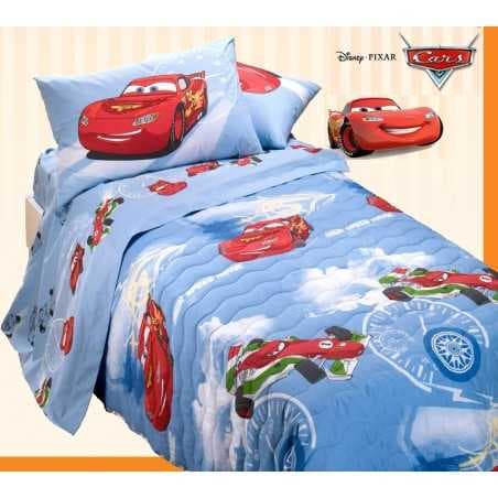 Bettüberwürfe in Panama nicht gesteppte Cars Corsa orange Bett 125 cm Caleffi