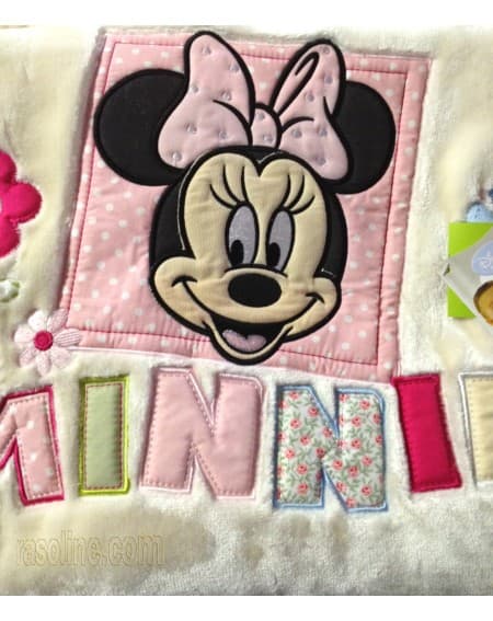 Baby Blanket Minnie Manterol Disney