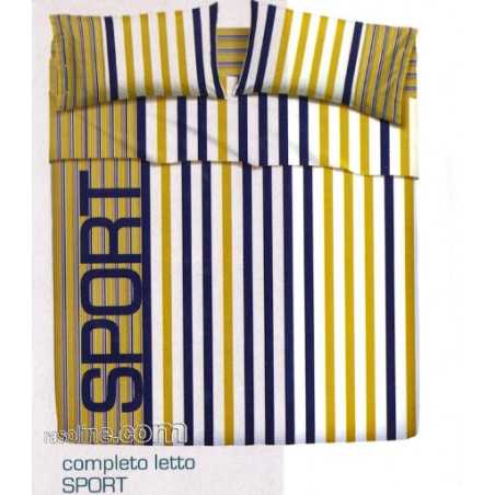 Garnitur Bettlaken einzelbett maße Sport Bassetti gelb/blau