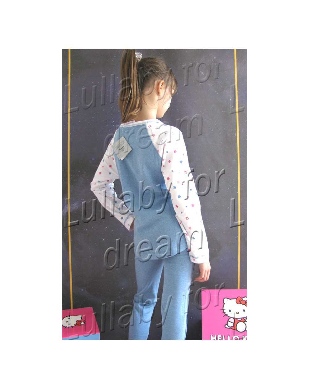 PIGIAMA LUNGO TUTA HELLO KITTY GABEL JEANS TAILLE 10-11 ANNI