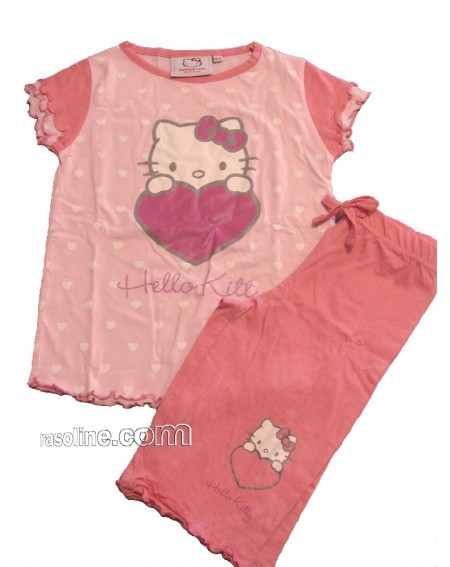 Pigiama Corto Hello Kitty Modello * Heart * Gabel