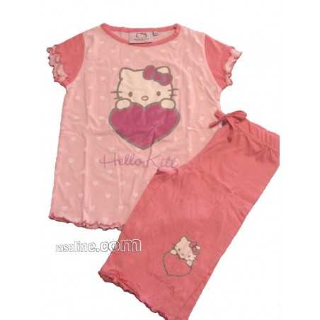 Pigiama Corto Hello Kitty Modello * Heart * Gabel