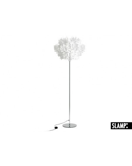 Lampada Da Terra / Appoggio Piantana Fiorella By Slamp Bianca