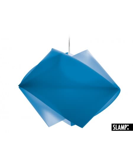 Lampadario Lampada A Sospensione Gemmy Azzurro Slamp