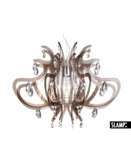 Lampada A Sospensione - Lampadario Lillibet Fumè/Trasparent By Slamp