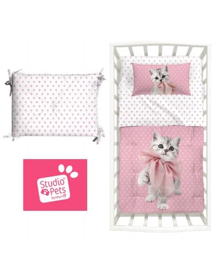 Comforter and bumper Baby Bedding Set Pets By Mirna