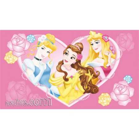 Tappeto Principesse Aurora Cenerentola Belle 170x100 Cm Disney