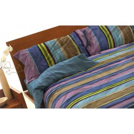 LFD Home Zucchi Easy Chic Completo Copripiumino Nao letto due piazze in  Raso di Puro Cotone