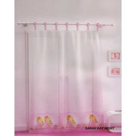 READY MADE SHEER CURTAIN SARAH KAY " NIGHT "