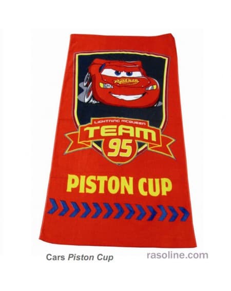 Toalla de playa Piston Cup Cars