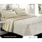 Super King Bedspread in Jacquered cotton fabric Beige