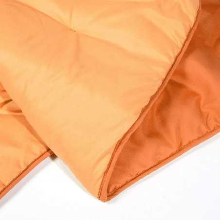 Scaldotto Modern Caleffi Kim double face in microfibra bicolore arancio