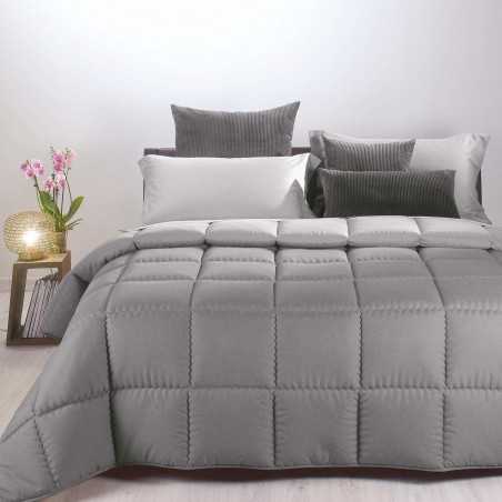 Winter Quilt Comforter Modern Double face Grey Caleffi