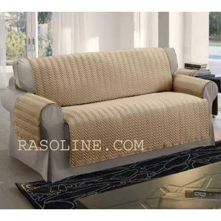 Salvadivano trapuntato tortora Beige in diverse misure