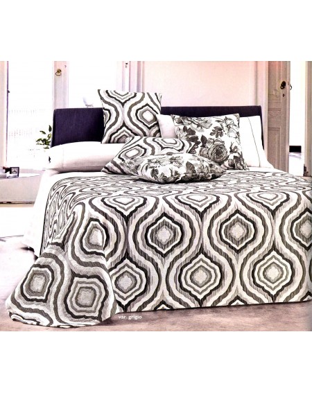 Double Bedspread Chenille Jacquard in Gray Relief Velvet Sofa Cover