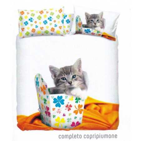 Duvet cover ,Fitted sheet with elasticated corner LUCKY CAT