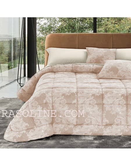 Winter Quilt for Double Bed Cora Pink Jacquard Duvet