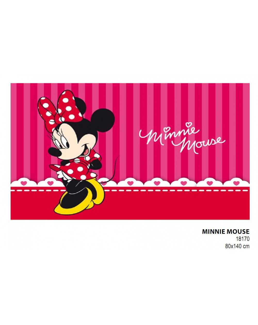 Tappeto Minnie Mouse 140 x 80 cm Disney