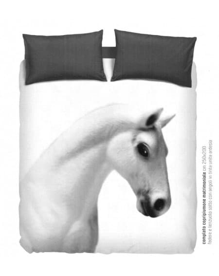 Super king size duvet set horse Bassetti Imagine by Gardone