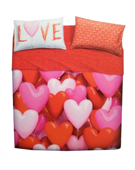 Juego de sábanas para cama individual Love Party Bassetti