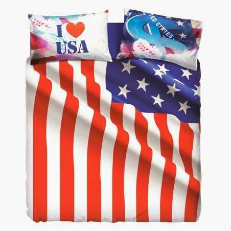 Bedding Sets Duvet Covers double bed USA FLAG