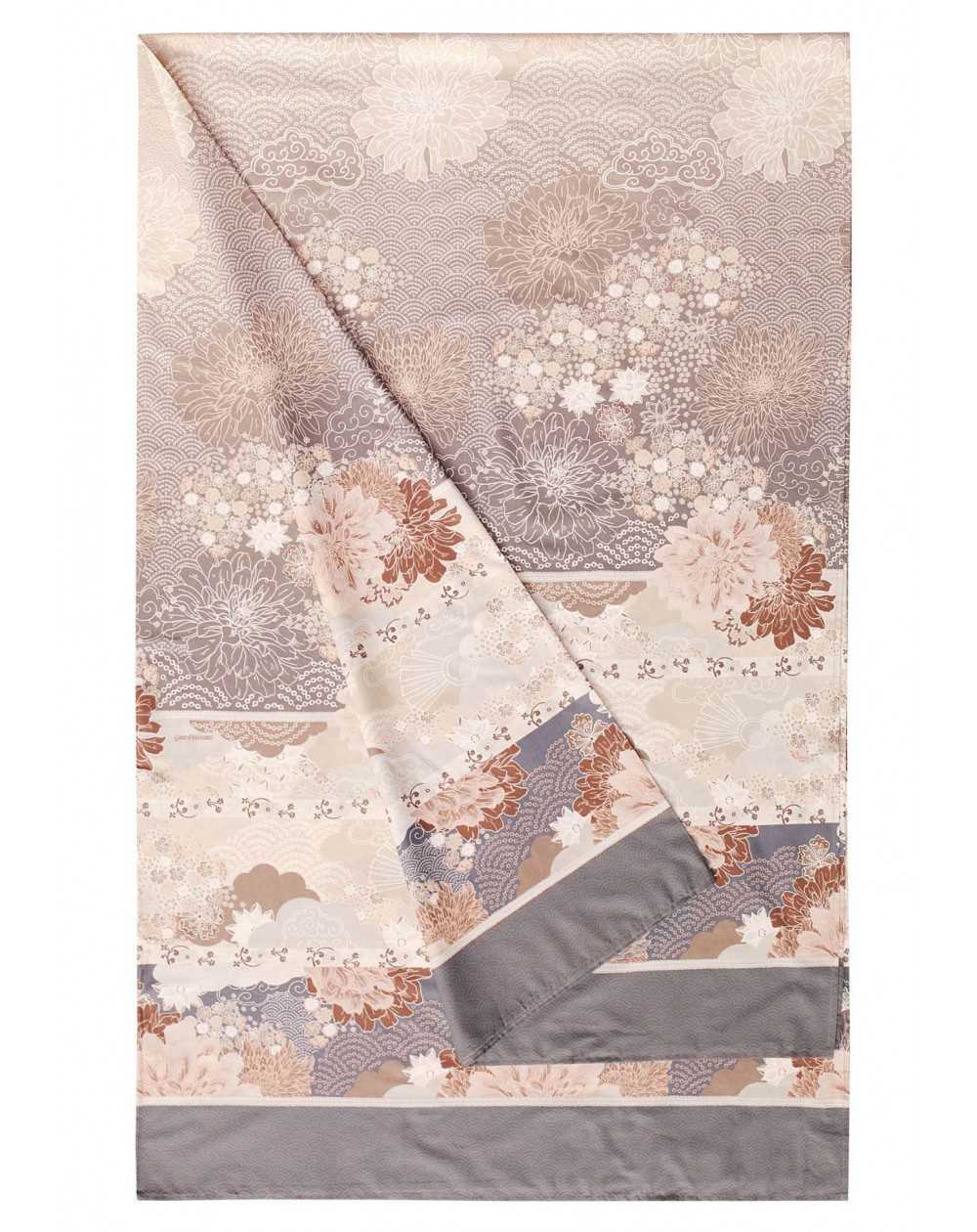 beige 180 x 270 cm Bassetti Foulard cotton 
