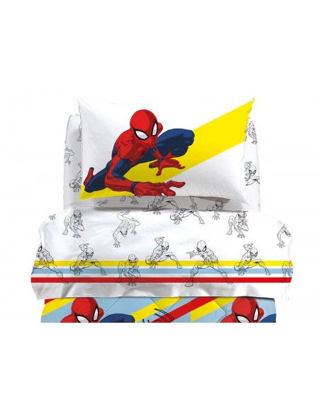 SHEET SET SINGLE BED SPIDERMAN Color Marvel Bassetti