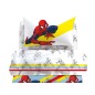 Bettwäsche Garnitur Spannbettlaken Bettlaken SPIDERMAN Color Marvel Bassetti