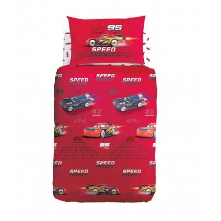 Duvet cover,Fitted sheet with elasticated corner, bed linen Disney Cars Frenzy