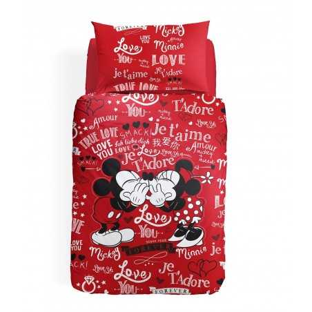 Minnie Mouse Panel Duvet Cover and Pillowcase Set