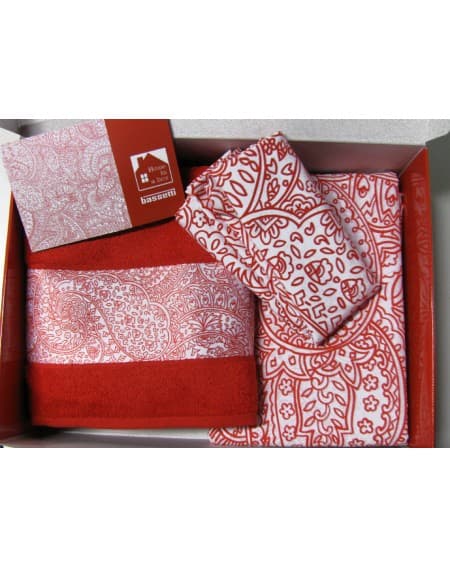 HOME in a BOX 8 pezzi RED Bassetti