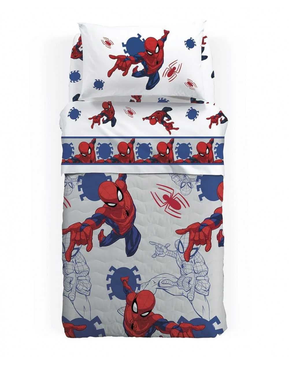 Cubrecama para cama individual Spider-Man America