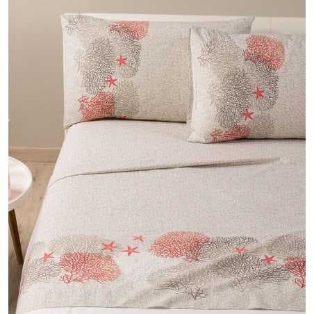 Parure de Lit Damai Ginko Rouge Satin