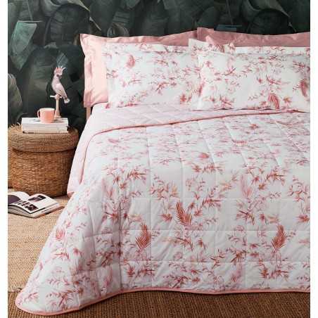 Kuta Quilted Bedspread in pure cotton satin By Zucchi