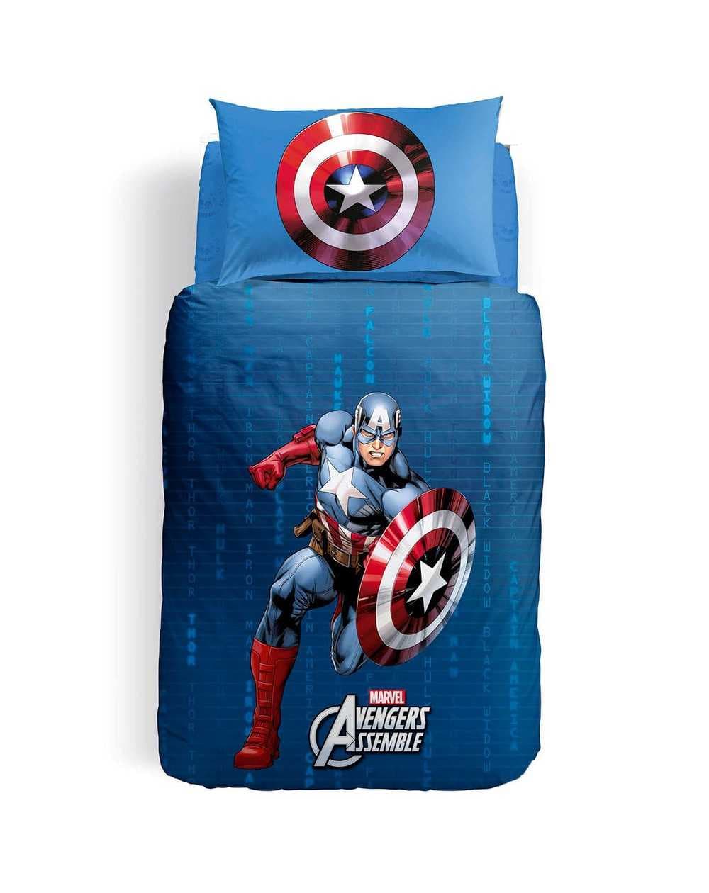 HOUSSE DE COUETTE lit à une place Captain America