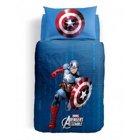 HOUSSE DE COUETTE lit à une place Captain America