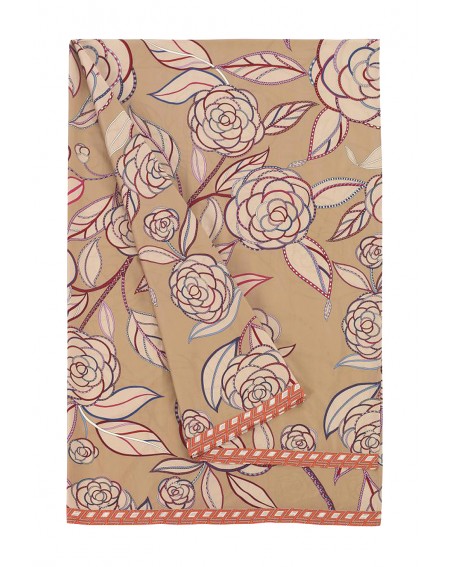 Foulard de decoración Zucchi collection 180 x 270 cm Camelia