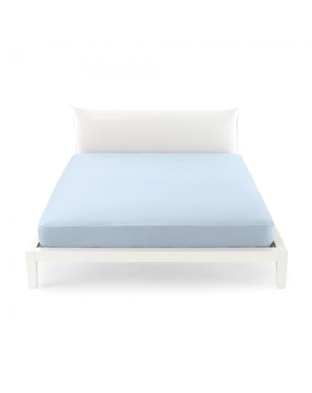 Bedding Sheets Time Bassetti Light Blu