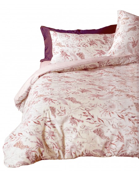 Zucchi Easy Chic Duvet Cover Set Acquarius in Pure Cotton Satin for King bed