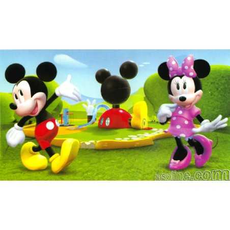 Tapis Mickey Club House 80x140cm ACTION LINE