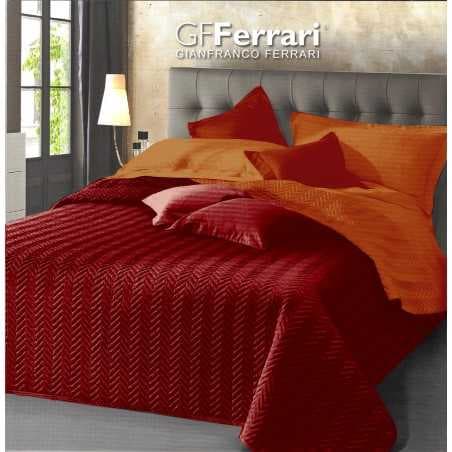 Beadspread bed-cover Clio Red - Orange