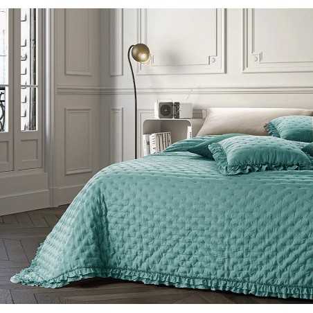Quilted Bedcover Double of Microfibra "Nadia" + 2 Pillowcases